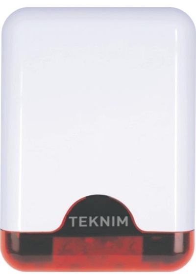 Teknim Vas-741rx Kırmızı Pencereli Harici Siren İç Kapaksız