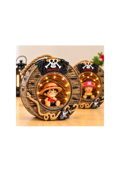 One Piece Monkey D. Luffy Varil Tasarımlı Led Işıklı Biblo & Gece Lambası Luffy Luffy