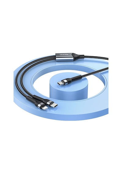 Recci RTC-T16 Apple iPhone Uyumlu Pd Şarj Kablo 2 İn 1 65w Pd Hızlı Şarj Lightning/type-c To Type-c Pd Kablo 1.2m Recci RTC-T16 Apple iPhone Uyumlu Pd Şarj Kablo 2 İn 1 65w Pd Hızlı Şarj Lightning/type-c To Type-c Pd Kablo 1.2m