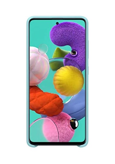 Ayrex Ef-pa515tlegww Galaxy A51 Silikon Cep Telefonu Kılıfı, Mavi Diğer
