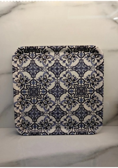 Blue Kaydırmaz Tepsi 34cm