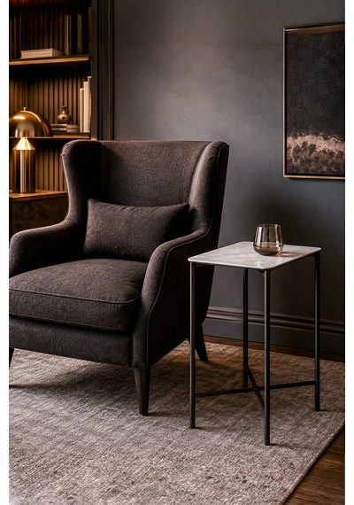 Seramik Sehpa 29x43x60 Cm Uptown Dark