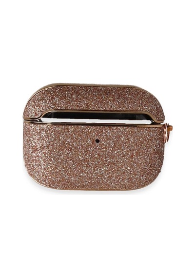 Uray Store Apple AirPods Uyumlu Pro 2 2.nesil Spell Simli Kılıf - Rose Gold Diğer