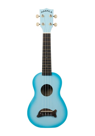 Kala Makala Dolphin Soprano Ukulele Light Blue Burst