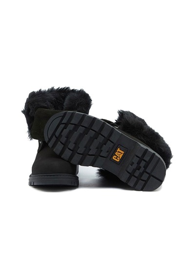 Caterpillar Utah Fur Wp Çocuk Bot Siyah
