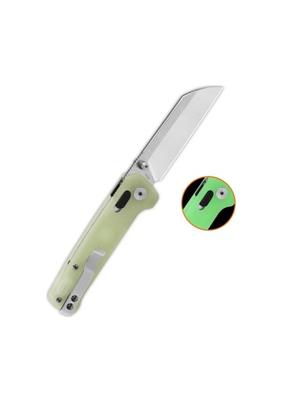 Qsp Penguin Karanlıkta Parlayan Reçine Sap Glyde Lock 14c28n Çelik Kamp Çakı Qs130gl-h1 Kum