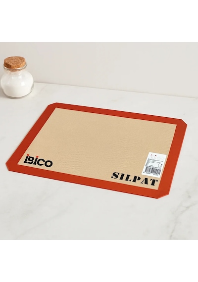 Silikon Fırın Pişirme Matı 30x40 Cm Açık Altın