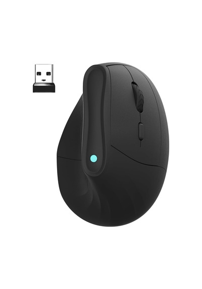 Kablosuz Ergonomik Dikey Fare: 2.4g Bt Modu Bağlantılı Şarj Edilebilir Bilgisayar Fareleri, Sağ El İçin Karpal Tü Genel