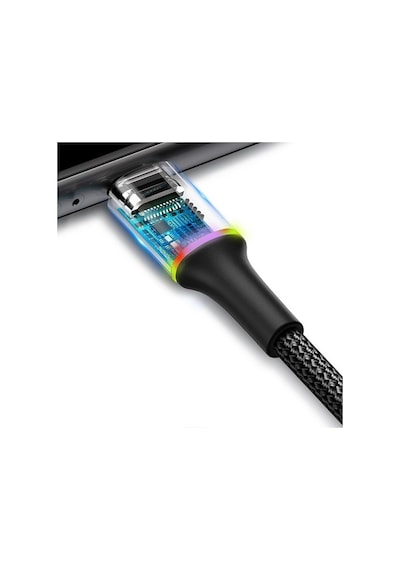 Baseus Halo Mikro Usb 3A Kısa Hızlı Şarj Kablosu 0.25 CM