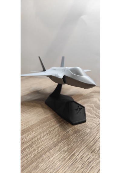 F35 Savaş Uçağı Modeli Siyah Renk 15 Cm Ev Ofsi Dekoratif Obje