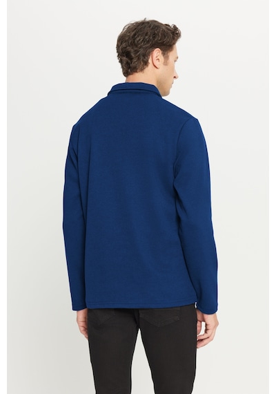 Ac&Co / Altınyıldız Classics Erkek Lacı Pamuklu Standart Fit Normal Kesim Polo Yaka Sweatshirt