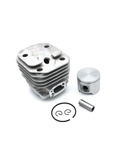 Kmtmak Husqvarna 61 Motorlu Testere Silindir Piston Set Nikasil Kaplama 48mm (ALP PİSTONLU) Kesim Motoru Gömlek Piston