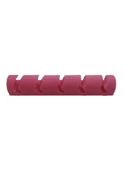 Mottopi Kıvrımlı Kablo Düzenleyici,kablo Tutucu Kablo Masaya Sabitleyici Yapışkanlı Usb Type-c- Pembe