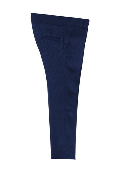 Zekids Erkek Çocuk Slim Fit 3 Lü Takım Elbise Ceket + Yelek + Pantolon -10333 Lacivert