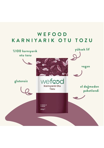 Wefood Karnıyarık Otu (Psyllium) Tozu 200 gr