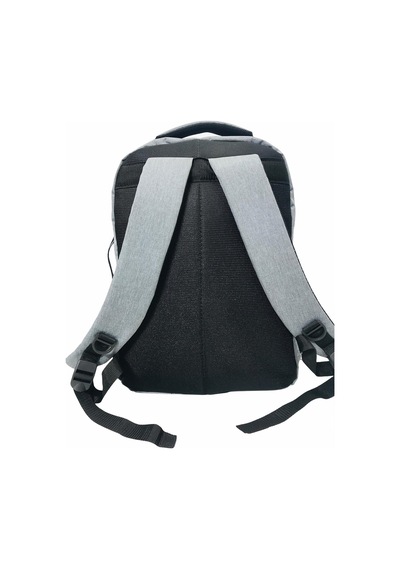 15.6" Usb Ve Kulaklık Girişli Laptop Notebook Sırt Çantası Usb Kablosu Hediyeli Gri-447 Gri