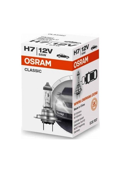 Osram H7 Ampul 1 Adet Far Ampulü Osram H7 12V 55W Classic