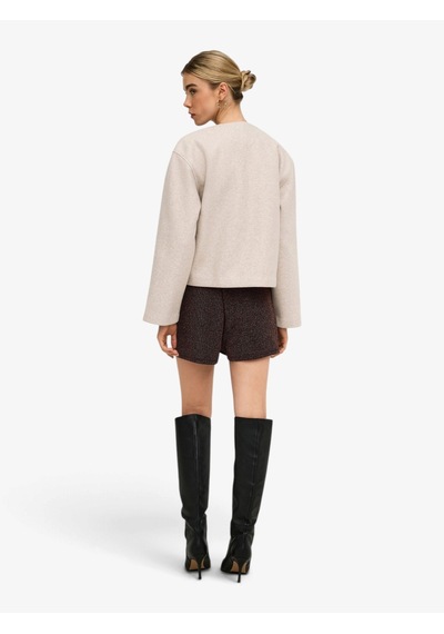 Only Onlcarrıe Scarf Jacket Otw Kadın Beyaz Ceket - 15382557