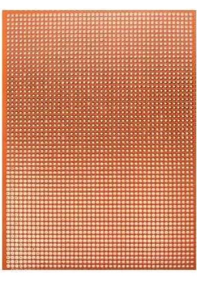 20x30 Delikli Bakır Plaket 200x300mm
