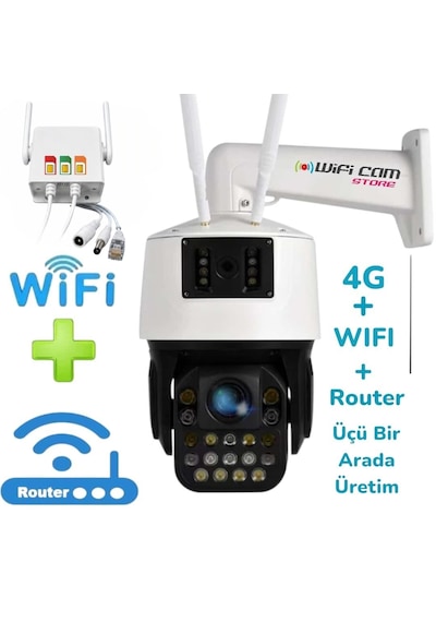 4g+wifi Modemli Kamera 3ü Bir Arada Üretim 42x Optik Zoom