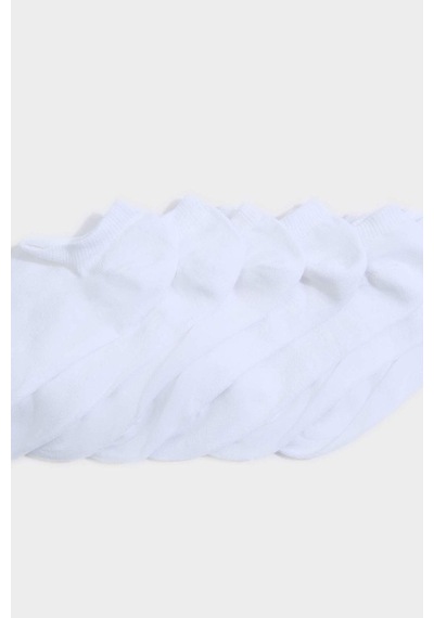 Defacto Erkek 7li Pamuklu Sneaker Çorap G2089axnswt1 Beyaz-wt1