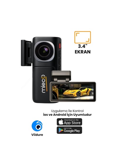 A7 4k Uhd/wifi/adas / 150 Ultra Geniş Açı/gece Görüşü/ön + Arka Araç Kamerası 2025 + Hafıza Kartı Hediyeli