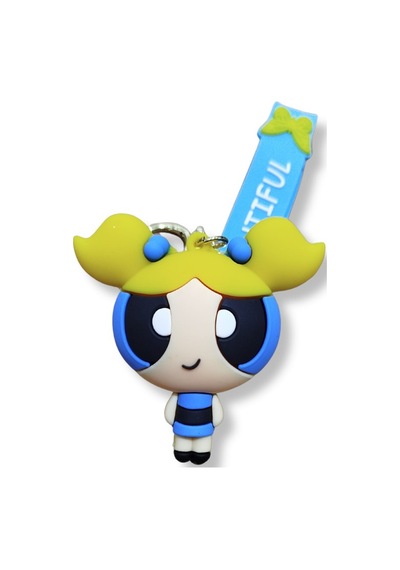 Powerpuff Girls Blossom Premium 3d Figürlü Bilek Kayışlı Anahtarlık - 1 Adet