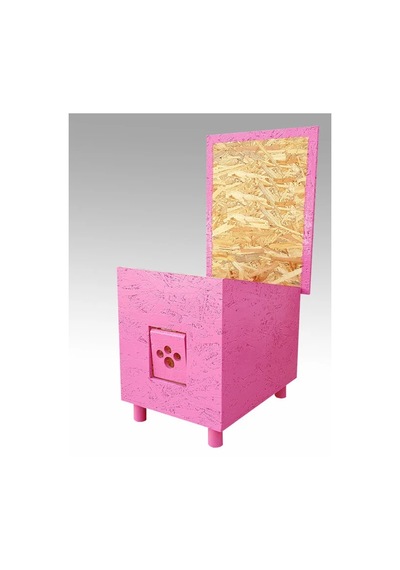 Kedi Kulübesi Standart Pink Pearl Plus Kedi Evi 35 x 50 x 52 CM