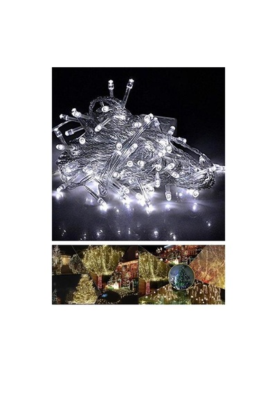 Buffer 100 Ledli 8 Fonksiyonlu 10 Metre Led Aydınlatma Dekor Lambası Beyaz