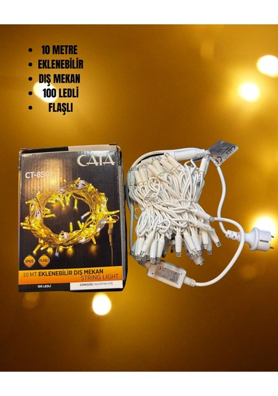 Cata Ct-8501 Dış Mekan Eklenebilir Süsleme Led 10 Metre - Günışığı 1 Adet
