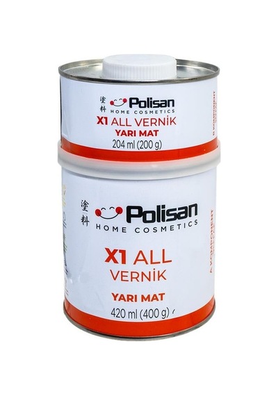 Polisan Yenileme Grubu X1 All Yarı Mat Vernik 0,60kg