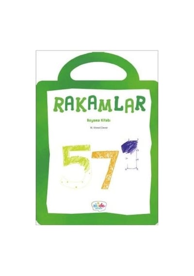Rakamlar-Boyama Kitabı - Ahmet Demir - Akide Şekeri Yayınları