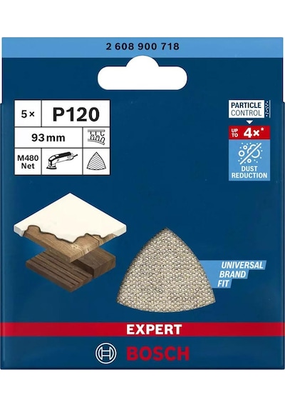 Bosch M480 93x93 Mm 120 Kum Elek Telli Net Zımpara 2608900718