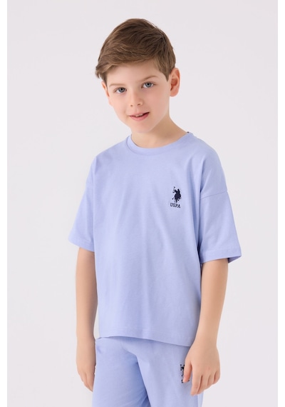 U.S. Polo Assn. Erkek Çocuk Mavi Bermuda Takımı 5274-43674 Mavi