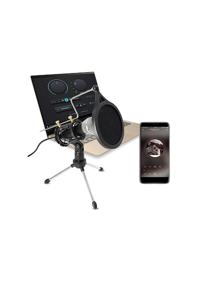 Techtic Kayıt Mikrofonu Kondenser El Mikrofonu