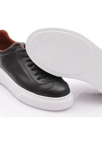 Dgn Luca Erkek Sneakers Ayakkabi Siyah Antik Beyaz