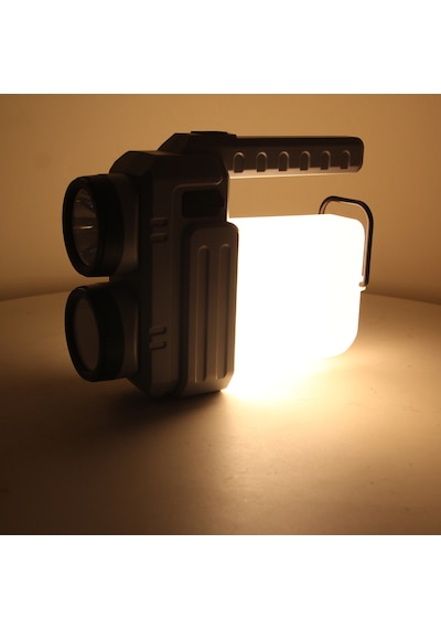 Usb Şarjlı El Feneri Powebank Özellikli Işıldak Kamp Feneri 1500 Lümen Dimmer Özellikli