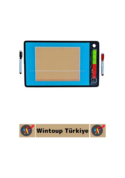 Voleyboltaktik Profesyonel Amatör Okul Tam Yarı Saha Çift Taraf Mıknatıslı Voleybol Taktik Tahtası