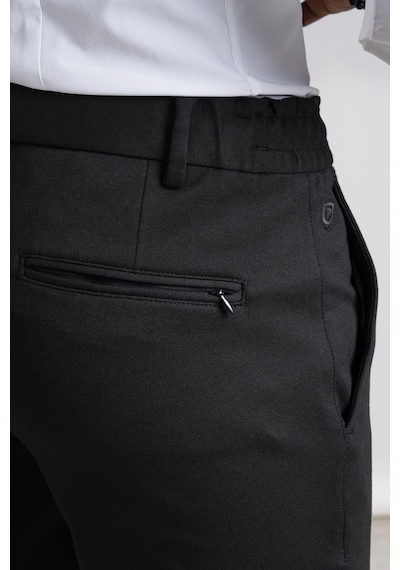 Perpant Slimfit Beli Lastikli Ve İplikli Kışlık Kumaş Likralı Jogger Pantolon 001