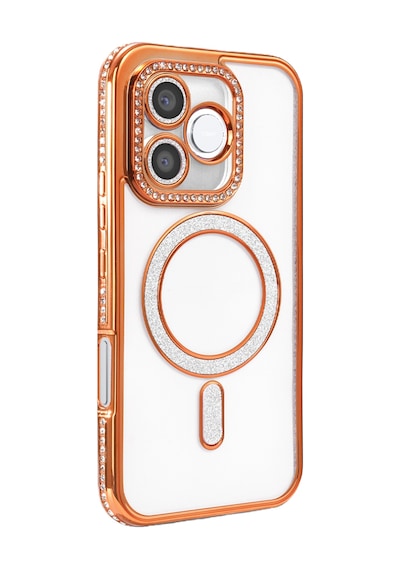Newface - 967 - Huawei Honor 600 Lite Joke Simli Magneticsafe Kılıf - Spt-gld - - Turuncu
