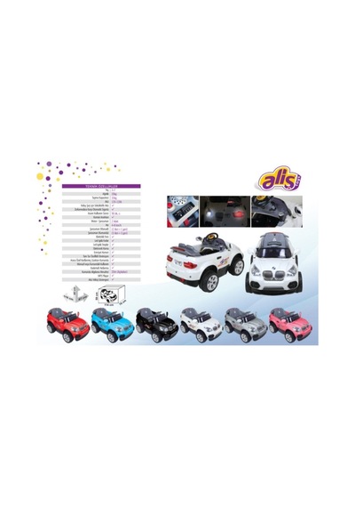 Aliş Toys 12 Volt Uzaktan Kumandalı Akülü Araba Bmw 12v Pembe