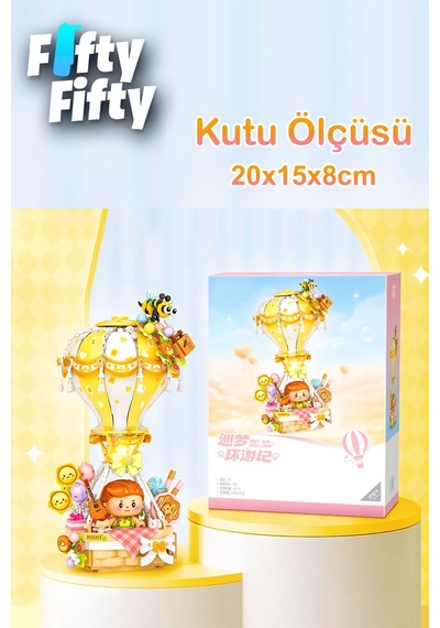 Loz Creative Serisi Mor Hava Balonu 666 Parça Oyuncak Yapım Seti Fflz-4111