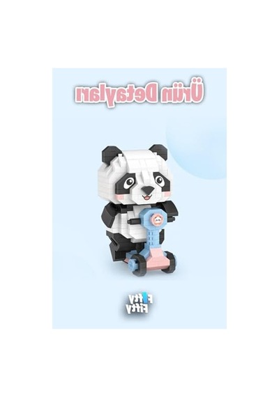 320 Parça Panda Temalı Yapım Seti, Loz Micro Block Eğlencesi