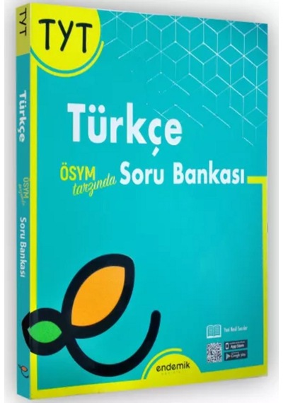 YKS-TYT Türkçe Endemik Yayınları ÖSYM Tarzı Sorulara Hazırlık Soru Bankası