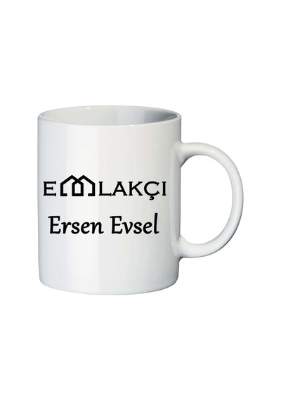 Emlakçı Hediyesi Isimli Kupa Bardak