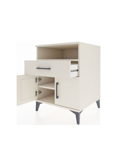 Kronos Komodin 2 Raflı Tek Çekmeceli 2 Kapaklı 60x59x80 Aytaşı-aytaşı Aytası