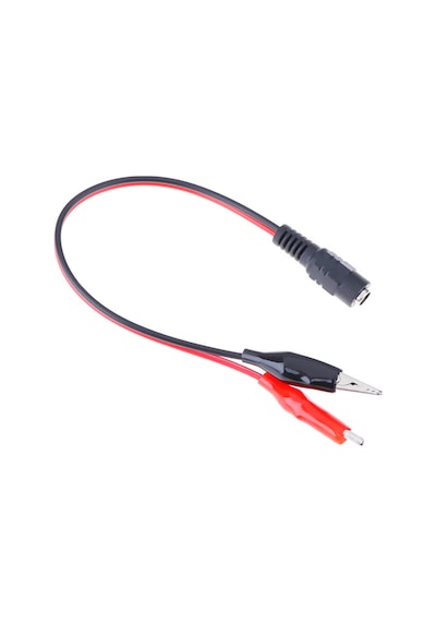 Alkatronik-2.1Mm Adaptör Krokodil Kablo Standart Dc Dişi Güç Kaynağı Timsah