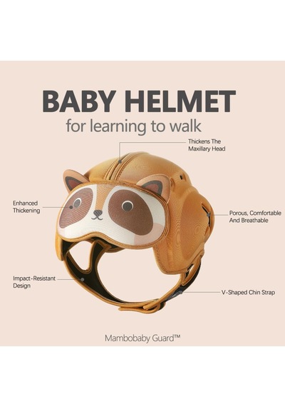 Mambobaby Bebek Koruma Başlığı - Raccoon