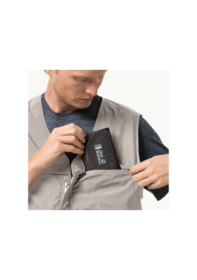 Jack Wolfskin Vest M Seersucker Erkek Yelek Ash Grey - 326476200 Ash Grey