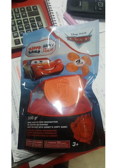 Disney Cars Zıpır Kum 500 G,-Red Castle Zks-01